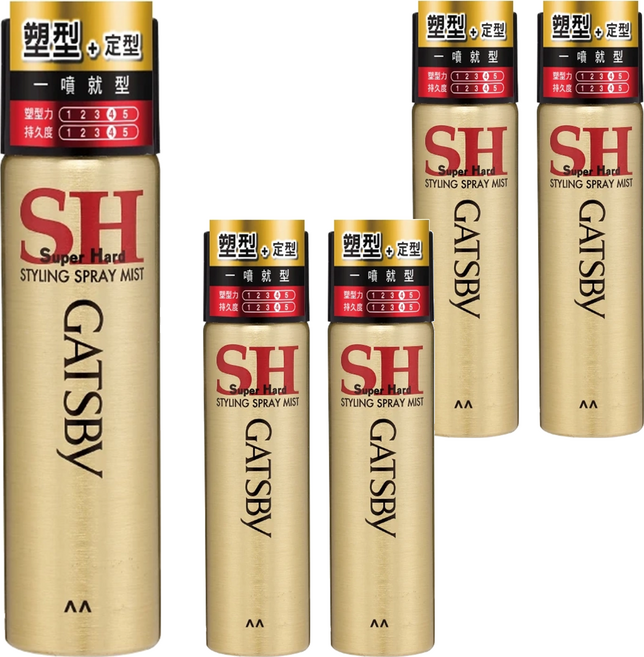 GATSBy 塑型噴霧, 5瓶, 65ml