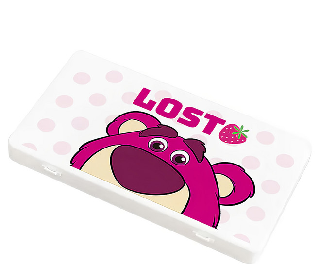 收納王妃 玩具總動員口罩收納盒, 大臉熊抱哥, 1個