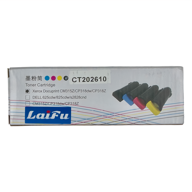 LaiFu 徠富 相容高容量碳粉匣 CT202610, 黑色, 1盒