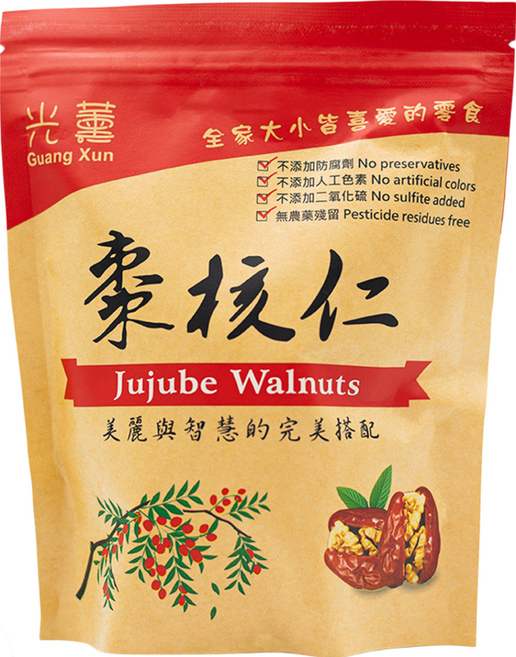 光薰牌 棗核仁, 4包, 150g