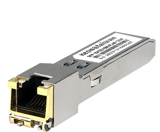 Neon 台灣霓虹 SFP RJ45千兆模組, 銀色, 1個, 68mm