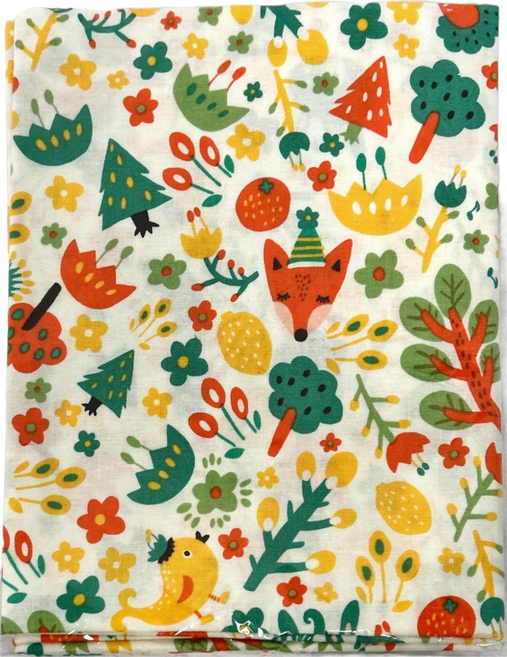 COTTONVILL The Blossom 20支棉質布料 你好森林朋友躲貓貓款, 1件