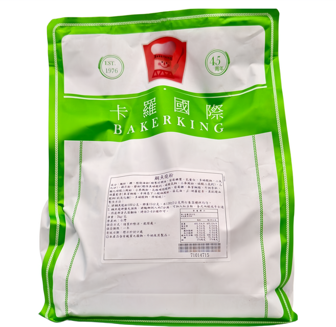 Bakerking 卡羅 鯛魚燒粉, 2kg, 1包