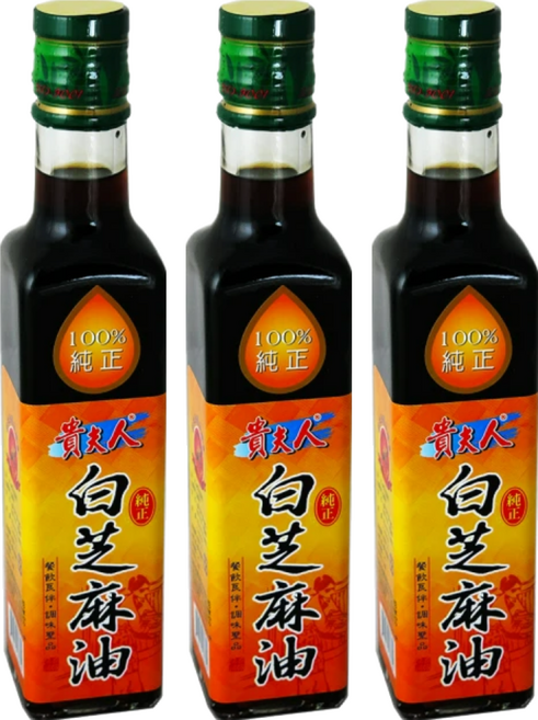 Ladyship 貴夫人 白芝麻油, 250ml, 3瓶