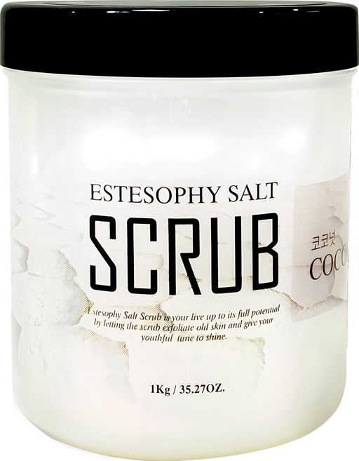 에스테소피 바디스크럽 솔트 솝 코코넛, 1kg, 1개