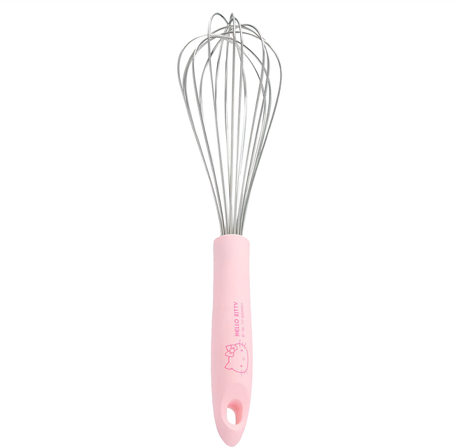 CHEFMADE 學廚 不銹鋼手動打蛋器 KT7007 7.1 x 29.5cm, 粉色, 1支