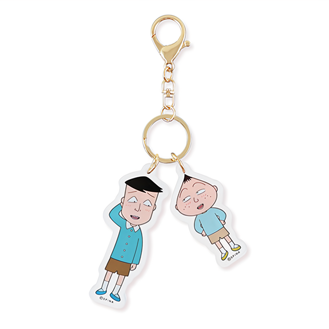 Miravivi 櫻桃小丸子鑰匙圈, 藤木永澤 透明色, 1個