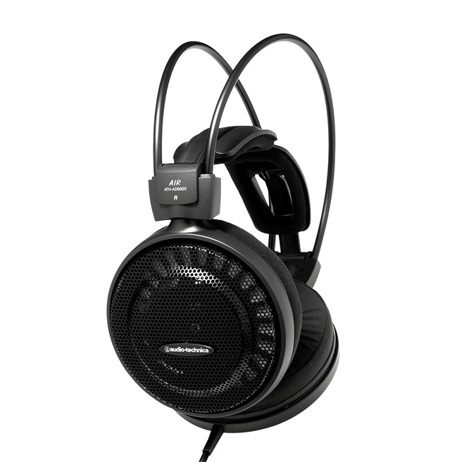 audio-technica 鐵三角 開放式高傳真立體耳機 原廠保固, ATH-AD500X, 黑色