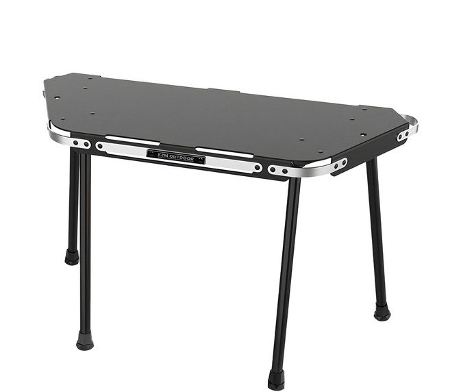 KZM OUTDOOR ONE SERIES 梯型桌, 黑色