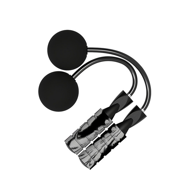 無繩跳繩 eva球款, 1入, 塗鴉灰