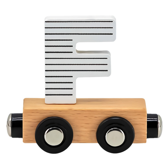 TRYCO 木製字母火車, 字母F, 1個