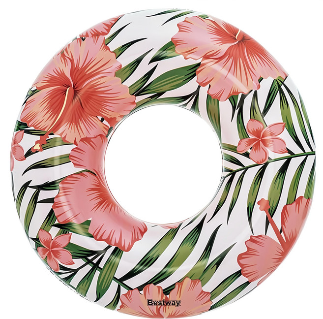 Bestway 熱帶雨林泳圈36237 106cm, 1個, 粉色
