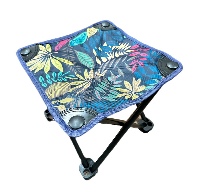 戶外休閒折疊小方凳 強力承重 穩定牢固 輕鬆收納, 多色, 1個