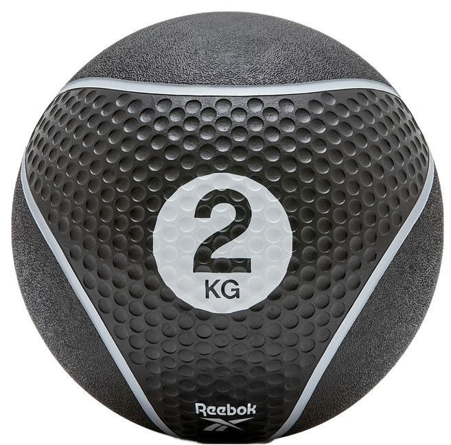 Reebok 銳步 Medicine Ball 健身藥球, 1個, 黑色, 2kg