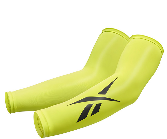 Reebok 銳步 Compression Arm Sleeves 壓力袖套, Yellow, 1雙