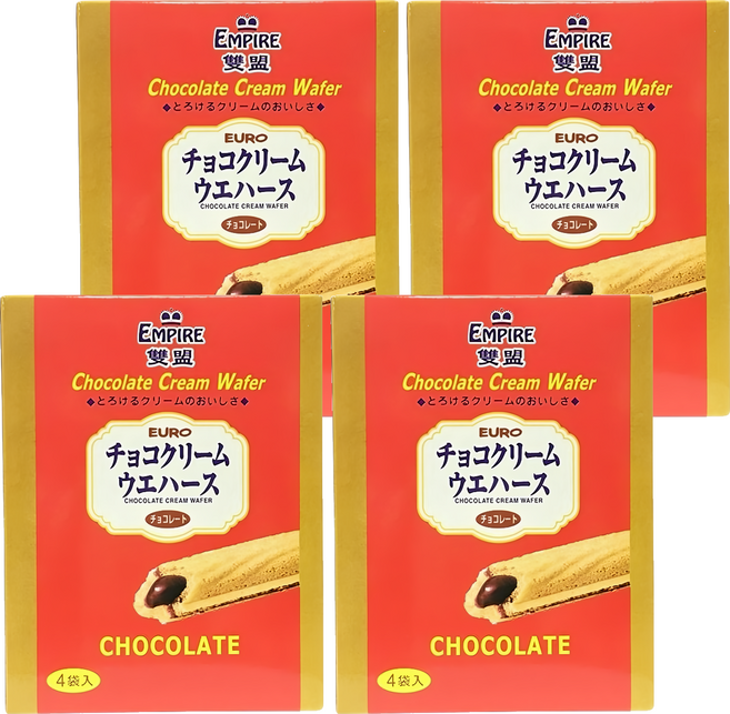 EMPIRE 雙盟 巧克力酥棒, 100g, 4盒