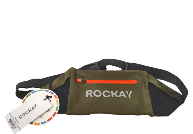 ROCKAY Run Belt 無重感路跑腰帶包, Forest Green, 1個