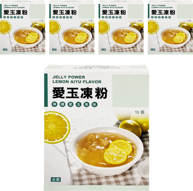 YIN FA 盈發 FUNN 愛玉果凍粉, 80g, 5盒