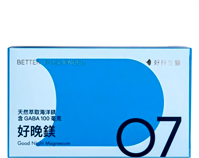 BETTER BIOSCIENCES 好好生醫 好晚鎂膠囊 0.1g, 1個, 30顆