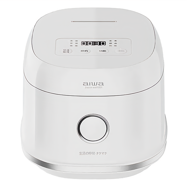 aiwa 愛華 微電腦多功能電子鍋 3公升(6人份) 六種美味模式 24小時預約, RC-6 II, 白色