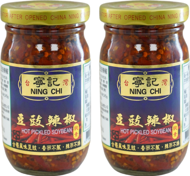 寧記 豆豉辣椒, 245g, 2罐