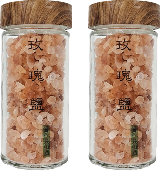 香料共和國 玫瑰岩鹽, 100g, 2罐