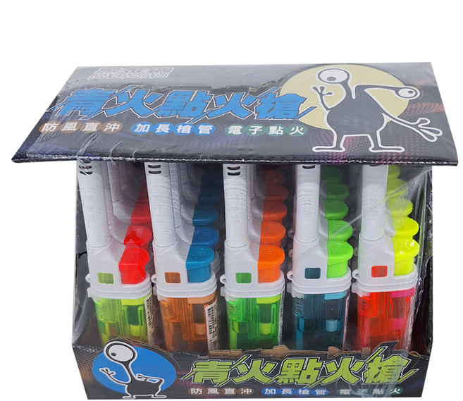 BLACK King Kong 黑金鋼 青火點火槍 25個, 白色 + 橘色 + 綠色, 1組