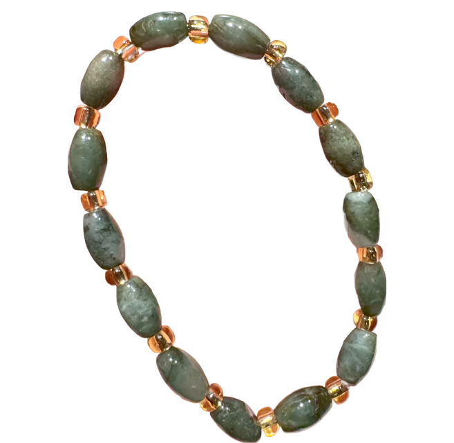 天然緬甸玉造型手鍊