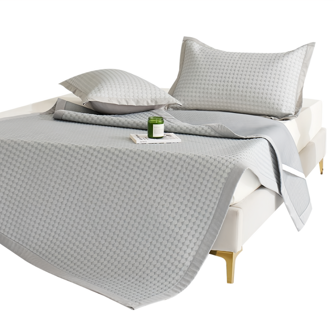 Annabelle 3D高分子涼感可水洗透氣墊, 霧石灰, 冷卻纖維 + 透氣網眼