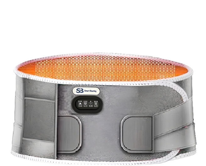Smart Bearing 智慧魔力 二代充插兩用紅光熱敷震動按摩腰帶 SB-BH1G 旗艦款, 灰色