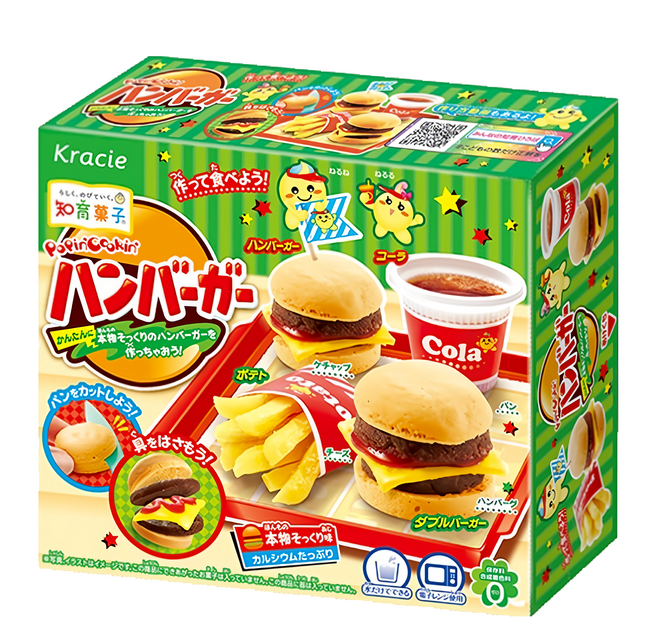 Kracie 葵緹亞 知育菓子DIY 漢堡小達人, 1盒, 22g