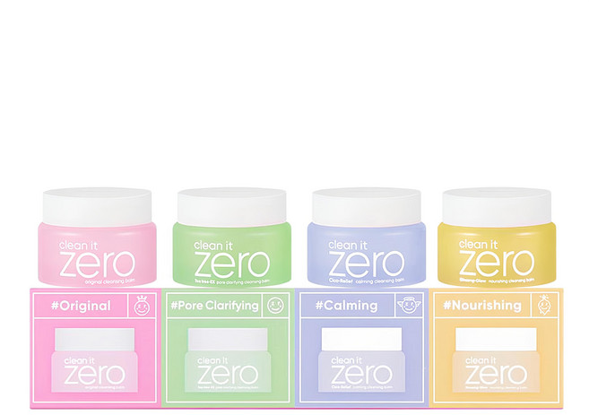 BANILA CO 芭妮蘭 台灣公司貨 ZERO 零感肌瞬淨卸妝霜4件組, 1組