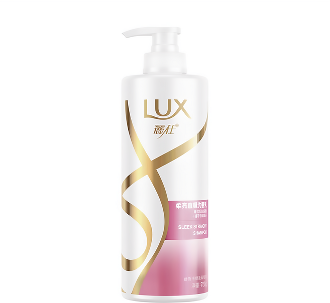 LUX 麗仕 柔亮直順洗髮乳, 750g, 1瓶