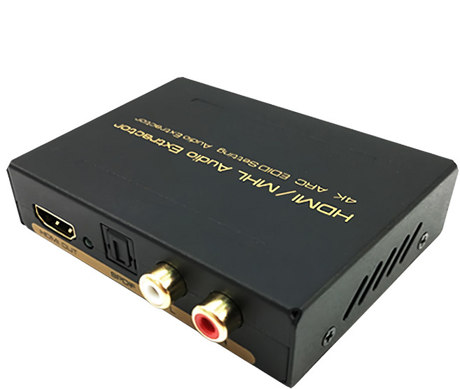 DigiSun 得揚 4K HDMI to HDMI+AUDIO SPDIF+R/L 音訊擷取器, AH211K, 1個