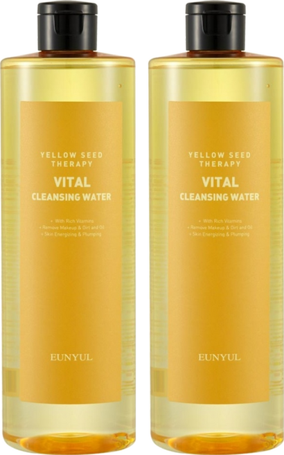 eunyul 黃草籽煥采亮顏卸妝水, 500ml, 2瓶