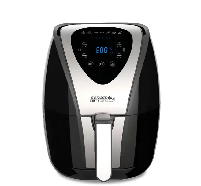 SONGEN 松井 食尚健康智慧型氣炸鍋 4.7kg 4.2L, SG-350AF(B), 曜石黑