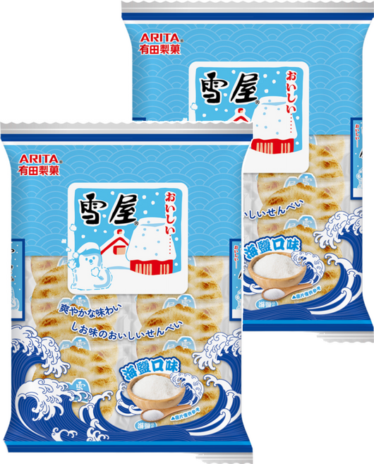 ARITA 有田製菓 雪屋 海鹽, 150g, 2袋