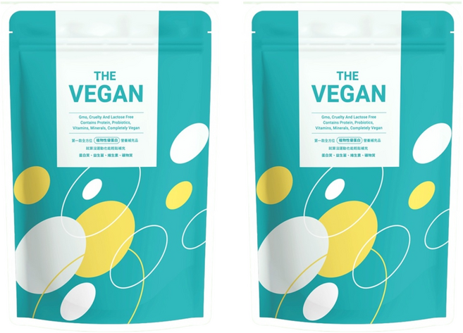 THE VEGAN 樂維根 純素植物蛋白粉 燕麥奶口味, 1kg, 2包