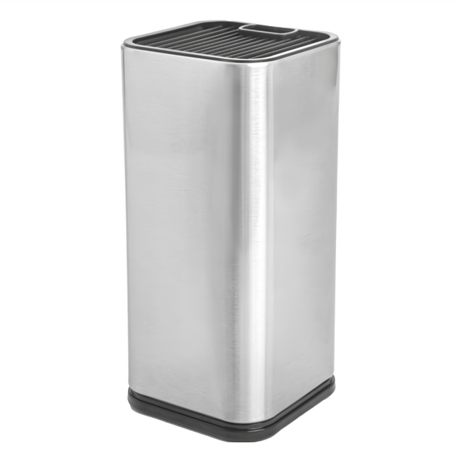 HOLA 和樂家居 可拆洗不鏽鋼刀具座, 銀色, 1個