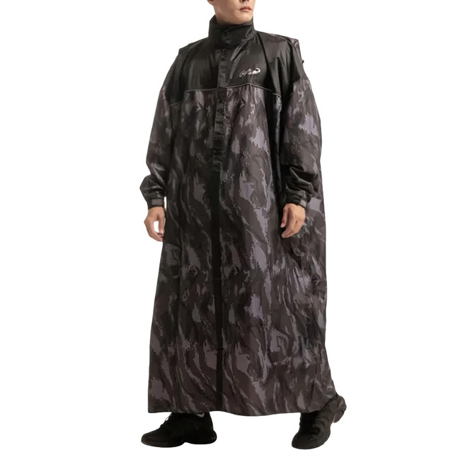 Crocodile 鱷魚 都會迷彩專利雨衣 可背背包