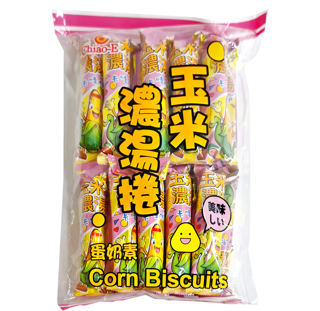 Chiao-E 巧益 玉米濃湯捲, 200g, 1袋