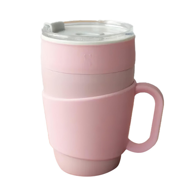 SWANZ 天鵝瓷 芯動馬克杯 450ml SY201CS-S-PINK, 櫻花粉, 1個