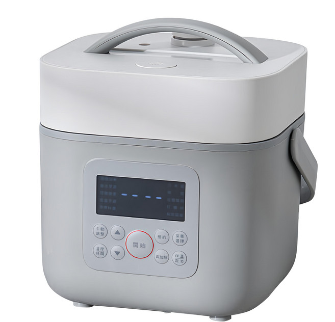 Kinyo 智慧多功能壓力鍋 2-3人份 飯匙 + 量杯 + 電源線 262 x 230 x 230mm 3160g, PCO-2600, 灰色