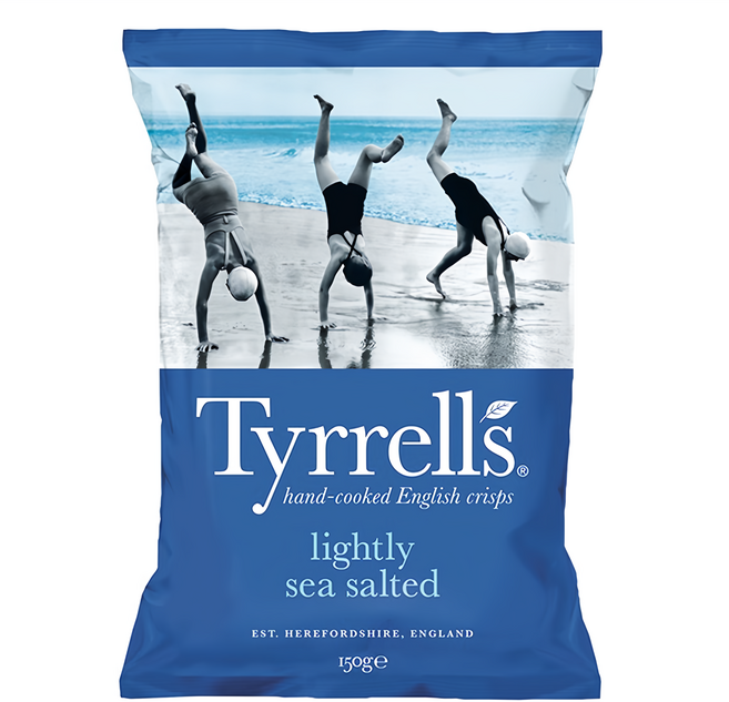 Tyrrells 泰勒思 洋芋片 薄鹽口味, 150g, 1包