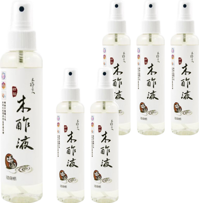 DAWOKO 木酢達人 精餾木酢液原液 天然除臭清潔, 150g, 6瓶