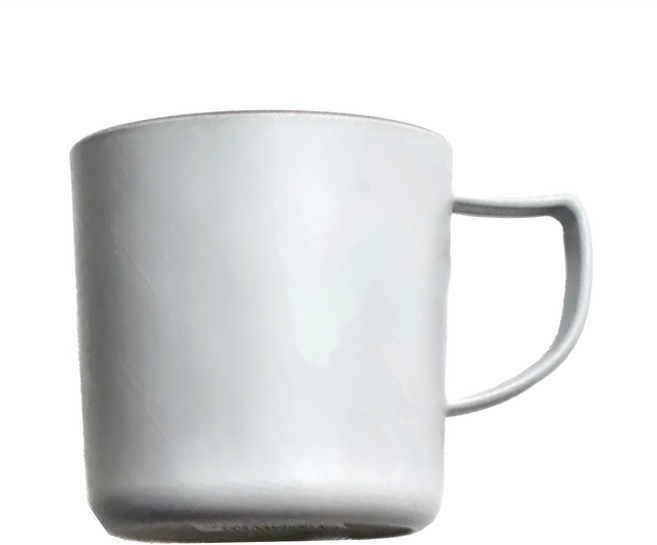 SanYoshi 三義漆器店 樹脂馬克杯 7.8 x 7.9cm 290ml, 灰色, 1個