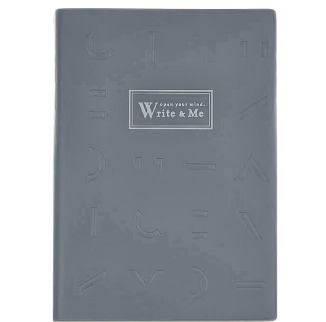 JOY STAR 九達 Write & Me 日日小記 JD-3255A, 幾何藍, 2本