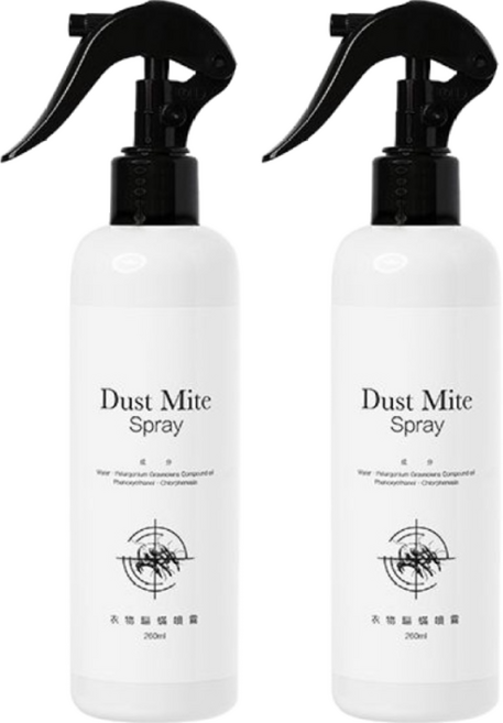 CHEF CLEAN 淨毒五郎 衣物驅蟎噴霧 植物清香 舒緩天竺葵香氣, 260ml, 2瓶