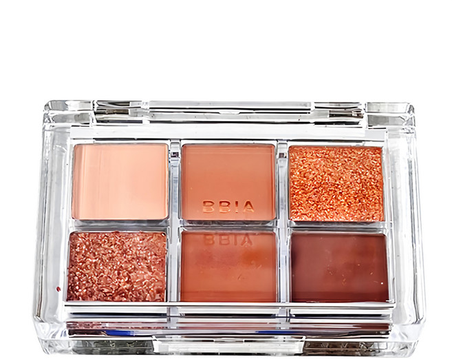 BBIA 魅雅 璀璨絲絨六色眼影盤, 03 烘焙玫瑰莊園, 1個