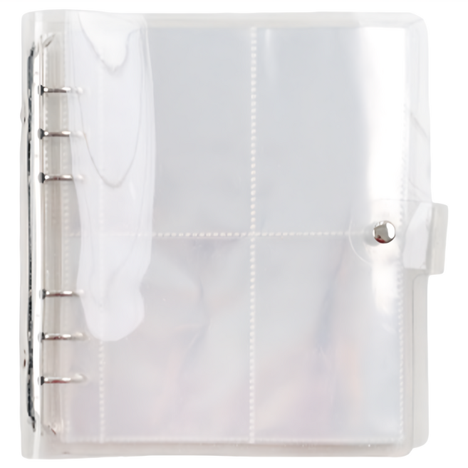 拍立得mini11/EVO/寶麗來照片卡冊/閃粉活頁相冊 5吋, 白色, 100張